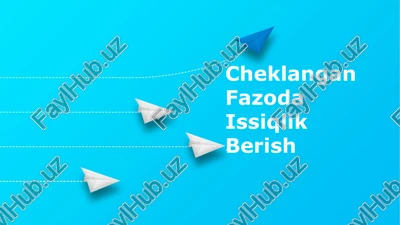 cheklangan fazoda issiqlik berish — PPTX
