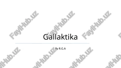 gallaktika — PPTX