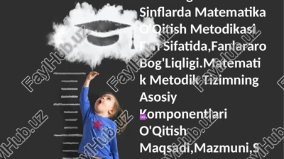 matematika o'qitish metodikasi — PPTX