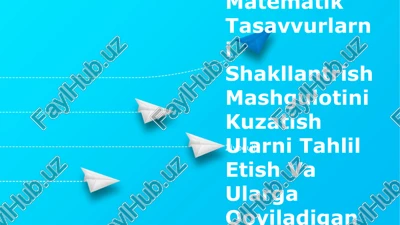 elementar matematik tasavvurlarni shakllantrish mashguloti — PPTX