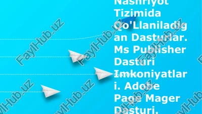 ms publisher dasturi — PPTX