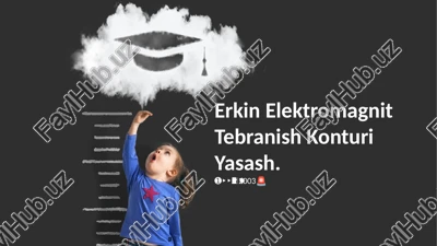 erkin elektromagnit tebranish konturi yasash — PPTX