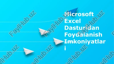 excel asoslari — PPTX