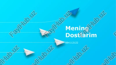 mening dostlarim — PPTX