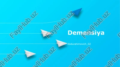 demensiya — PPTX
