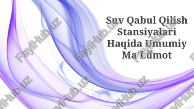 qabul qilish stantsiyalari — PPTX