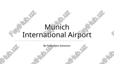 munich international airport — PPTX