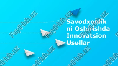 innovatsion texnologiyalar — PPTX