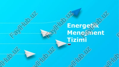 energetik menejment tizimi — PPTX