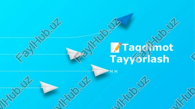 taqdimot tayyorlash — PPTX