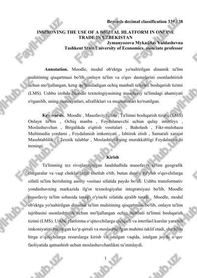 moodle — DOCX