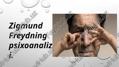 zigmund freydning psixoanalizi — PPTX