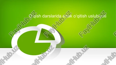 o‘qish darslarida ertak o‘qitish uslubiyoti — PPTX