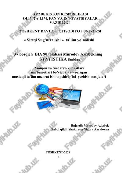 sirtqi sug’urta ishi — DOCX