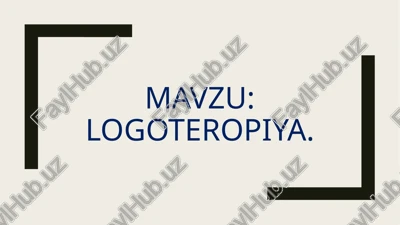 logoteropiya — PPTX