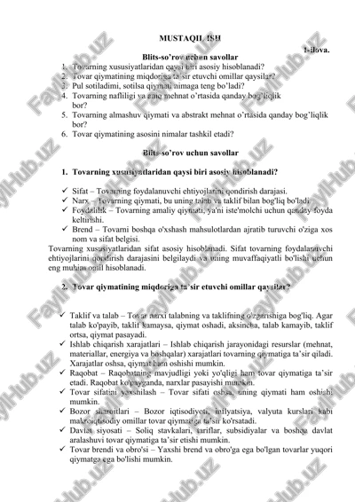blits-so'rov savollari — DOCX