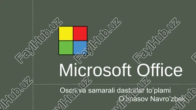microsoft office — PPTX