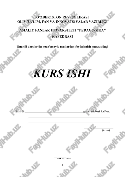 oʻquvchilar bilan psixokorrektsion yoʻnalishda faoliyat olib borish tartibi — DOCX