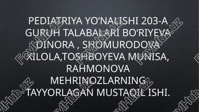 diqqat yetishmasligi va giperaktivlik sindromi (dygs) — PPTX