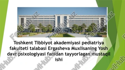 maktabgacha yosh davri psixologiyasi — PPTX