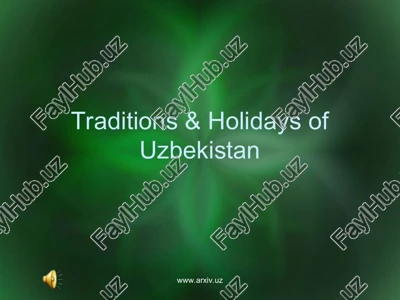 traditions — PPT