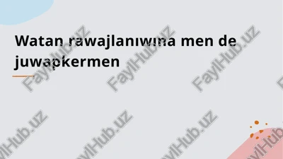 jeke juwapkerlik — PPTX