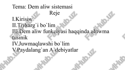dem aliw sistemasi — PPTX