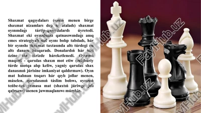 shaxmat qagıydaları — PPTX