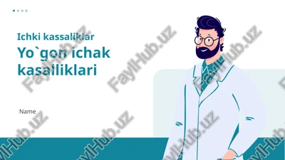yo`gon ichak kasalliklari — PPTX