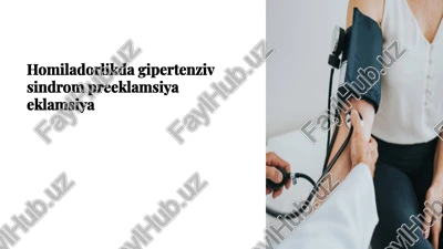 gipertenziv sindrom va homiladorlik — PDF