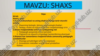 shaxs — PPTX