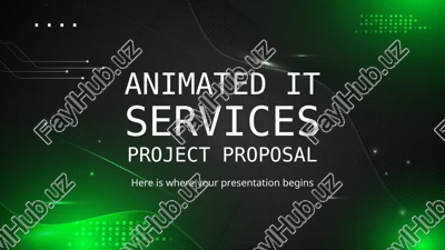 animated itservicesproject proposal — PPTX