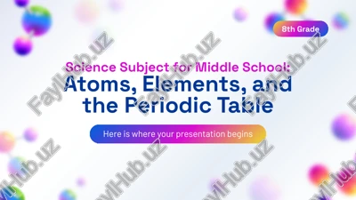 science subject for middle school — PPTX