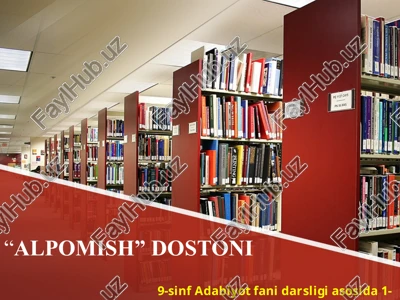 9-sinf adabiyot fani darsligi — PPT