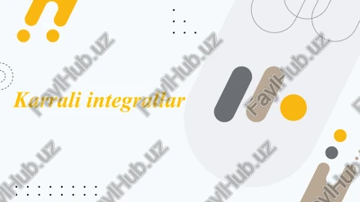 karrali integrallar — PPTX