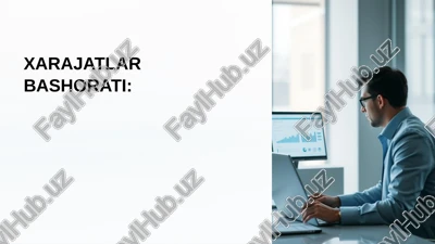 xarajatlar bashorati — PPTX