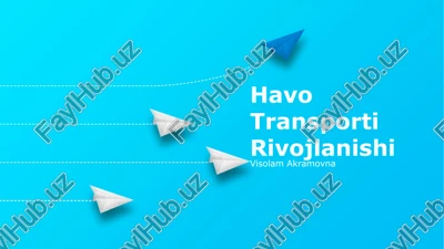 parvoz evolyutsiyasi — PPTX