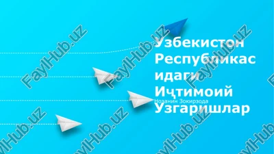 iqtisodiy islohotlar — PPTX