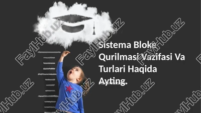 sistema bloke qurilmasi — PPTX