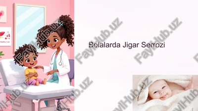 bolalarda jigar serrozi — PPTX