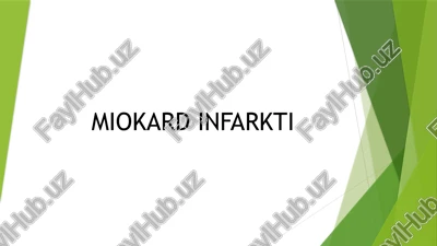 miokard infarkti — PPTX