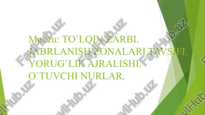 to`lqin zarbi — PPTX