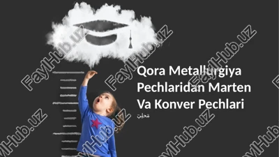 qora metallurgiya pechlaridan marten va konver pechlari — PPTX