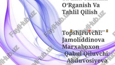 xorijiy mamlakatlarda maktabgacha taʼlim tizimini oʻrganish va tahlil qilish — PPTX