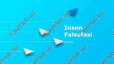 inson falsafasi — PPTX