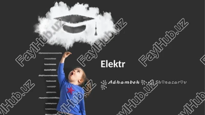 elektr energiyasi tarixi — PPTX