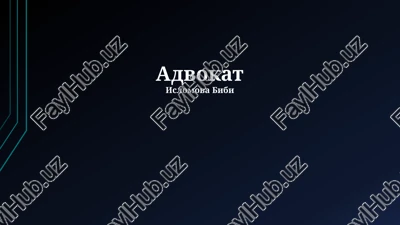 advokat — PPTX
