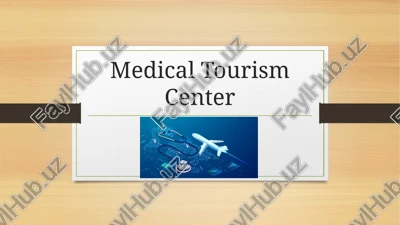 medical tourism center — PPTX