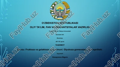 davolash ishi — PPTX