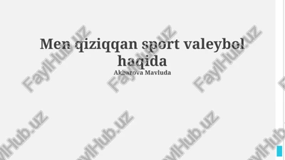 volleyball — PPTX